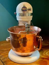 copper Kitchenaid mixer bowl​ 