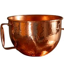 copper Kitchenaid mixer bowl​ 